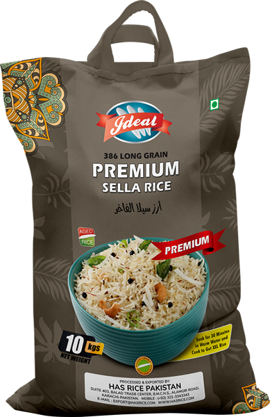 PK386 Sella Rice 10kg packaging