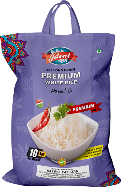 PK386 White Rice 10kg packaging